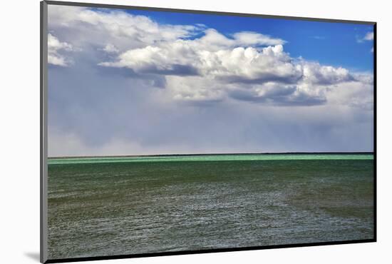 Argentina, Santa Cruz. Puerto Santa Cruz, river Santa Cruz under stormy clouds.-Michele Molinari-Mounted Photographic Print