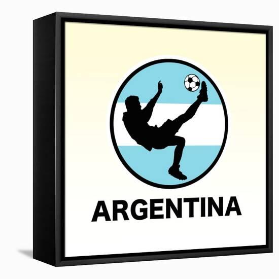 Argentina Soccer-null-Framed Stretched Canvas