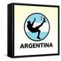 Argentina Soccer-null-Framed Stretched Canvas