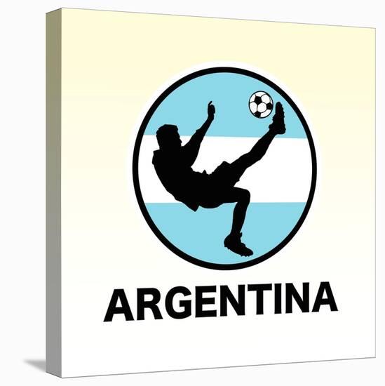 Argentina Soccer-null-Stretched Canvas