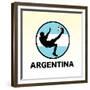Argentina Soccer-null-Framed Giclee Print