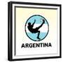 Argentina Soccer-null-Framed Giclee Print