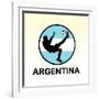 Argentina Soccer-null-Framed Giclee Print