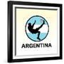 Argentina Soccer-null-Framed Giclee Print