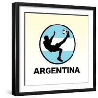 Argentina Soccer-null-Framed Giclee Print