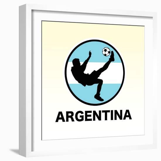 Argentina Soccer-null-Framed Giclee Print