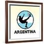 Argentina Soccer-null-Framed Giclee Print