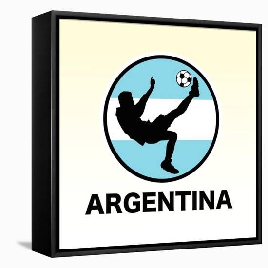 Argentina Soccer-null-Framed Stretched Canvas