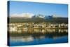 Argentina. Tierra Del Fuego. Ushuaia. Sunrise over the Town-Inger Hogstrom-Stretched Canvas
