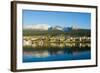 Argentina. Tierra Del Fuego. Ushuaia. Sunrise over the Town-Inger Hogstrom-Framed Photographic Print