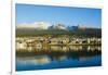 Argentina. Tierra Del Fuego. Ushuaia. Sunrise over the Town-Inger Hogstrom-Framed Photographic Print