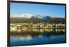 Argentina. Tierra Del Fuego. Ushuaia. Sunrise over the Town-Inger Hogstrom-Framed Photographic Print