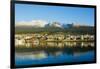 Argentina. Tierra Del Fuego. Ushuaia. Sunrise over the Town-Inger Hogstrom-Framed Photographic Print