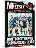 Argentina Tragedy: Don't Forget to Pack Your Handbags, Dears-null-Mounted Photographic Print
