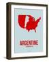 Argentine America Poster 1-NaxArt-Framed Art Print