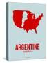 Argentine America Poster 1-NaxArt-Stretched Canvas