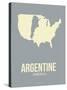 Argentine America Poster 3-NaxArt-Stretched Canvas