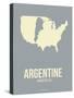 Argentine America Poster 3-NaxArt-Stretched Canvas