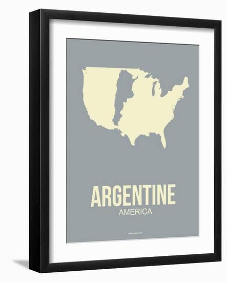 Argentine America Poster 3-NaxArt-Framed Art Print