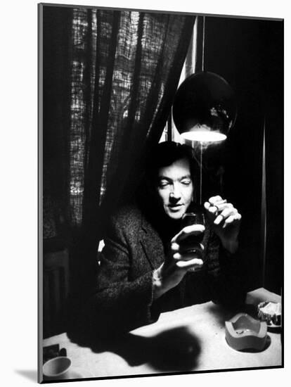 Argentine Author Julio Cortazar-Pierre Boulat-Mounted Premium Photographic Print