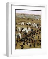 Argentine Camp During War Against Paraguay-Candido Lopez-Framed Giclee Print