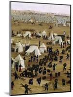 Argentine Camp During War Against Paraguay-Candido Lopez-Mounted Giclee Print