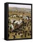 Argentine Camp During War Against Paraguay-Candido Lopez-Framed Stretched Canvas