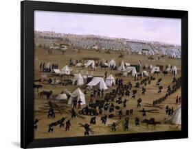 Argentine Camp During War Against Paraguay-Candido Lopez-Framed Giclee Print