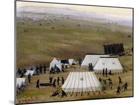 Argentine Camp During War Against Paraguay-Candido Lopez-Mounted Giclee Print