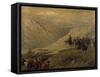 Argentine General Jose De San Martin Crossing Andes with His Army, 1817-null-Framed Stretched Canvas