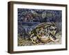 Argentine Horned Frog (Ceratophrys Ornata), Leptodactylidae-null-Framed Giclee Print