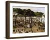 Argentine Military Encampment Along Parana Near Curuzu During War Against Paraguay-null-Framed Giclee Print