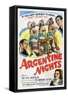 Argentine Nights, 1940-null-Framed Stretched Canvas