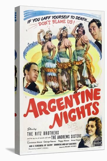 Argentine Nights, 1940-null-Stretched Canvas