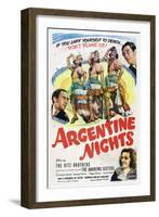Argentine Nights, 1940-null-Framed Art Print