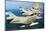 Argentine Super Etandard Planes in Flight 1982-null-Mounted Photographic Print