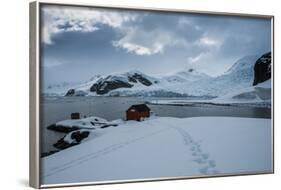 Argentinean Research Station on Danco Island, Antarctica, Polar Regions-Michael Runkel-Framed Photographic Print