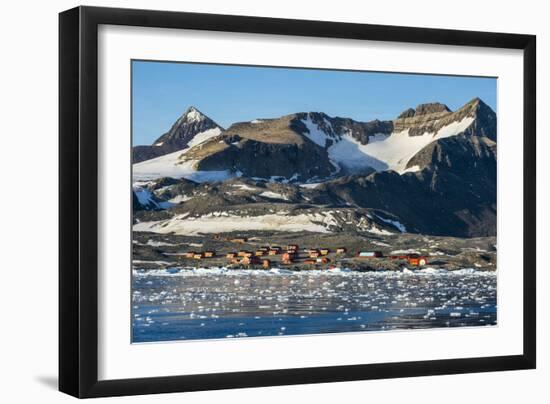 Argentinian Antarctic settlement, Esperanza Base, Hope Bay, Antarctica, Polar Regions-Michael Runkel-Framed Photographic Print