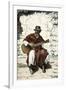 Argentinian "Gaucho Cantor," or Cowboy Guitar-Player of the Pampas, 1800s-null-Framed Giclee Print