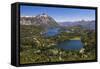 Argentinian Lake District and Andes Mountains from Cerro Campanario (Campanario Hill), Argentina-Matthew Williams-Ellis-Framed Stretched Canvas