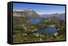 Argentinian Lake District and Andes Mountains from Cerro Campanario (Campanario Hill), Argentina-Matthew Williams-Ellis-Framed Stretched Canvas