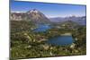 Argentinian Lake District and Andes Mountains from Cerro Campanario (Campanario Hill), Argentina-Matthew Williams-Ellis-Mounted Photographic Print