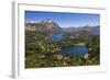 Argentinian Lake District and Andes Mountains from Cerro Campanario (Campanario Hill), Argentina-Matthew Williams-Ellis-Framed Photographic Print