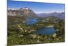 Argentinian Lake District and Andes Mountains from Cerro Campanario (Campanario Hill), Argentina-Matthew Williams-Ellis-Mounted Photographic Print