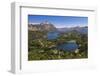 Argentinian Lake District and Andes Mountains from Cerro Campanario (Campanario Hill), Argentina-Matthew Williams-Ellis-Framed Photographic Print