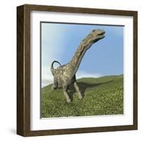 Argentinosaurus Dinosaur-null-Framed Art Print