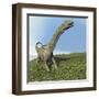 Argentinosaurus Dinosaur-null-Framed Art Print