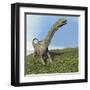 Argentinosaurus Dinosaur-null-Framed Art Print