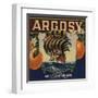 Argosy Brand - Irwindale, California - Citrus Crate Label-Lantern Press-Framed Art Print