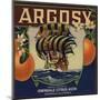 Argosy Brand - Irwindale, California - Citrus Crate Label-Lantern Press-Mounted Art Print